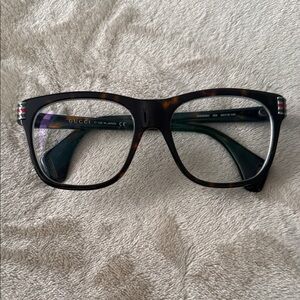 Gucci Brown Tortoiseshell Glasses